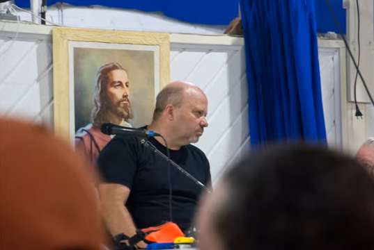 Marlon bei der Einführungsrede